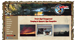 Desktop Screenshot of crowsnestcampground.com