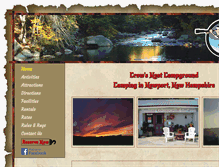 Tablet Screenshot of crowsnestcampground.com